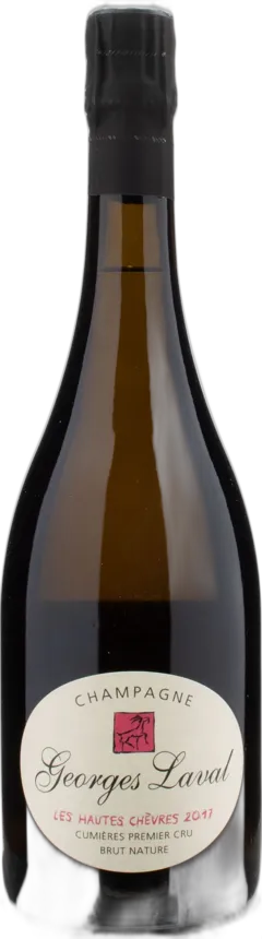 vue du vin Georges Laval Champagne 1er Cru les Hautes Chevres Cumieres Brut Nature 2017
