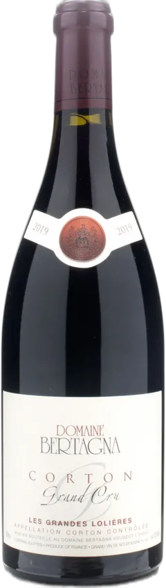 photo du vin Domaine Bertagna Corton Grand Cru les Grandes Lolieres 2019