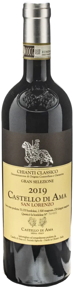 photo du vin Castello di Ama Chianti Classico Gran Selezione San Lorenzo