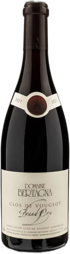 photo du vin Domaine Bertagna Clos de Vougeot Grand Cru 2021