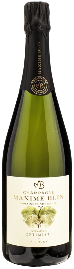 vue du vin Maxime Blin Champagne Son Naturel Optimiste Extra Brut