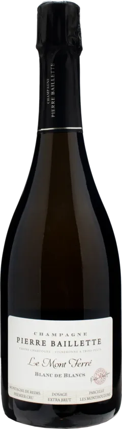 photo du vin Pierre Baillette Champagne le Mont Ferre 1er Cru Blanc de Blancs Extra Brut 2019