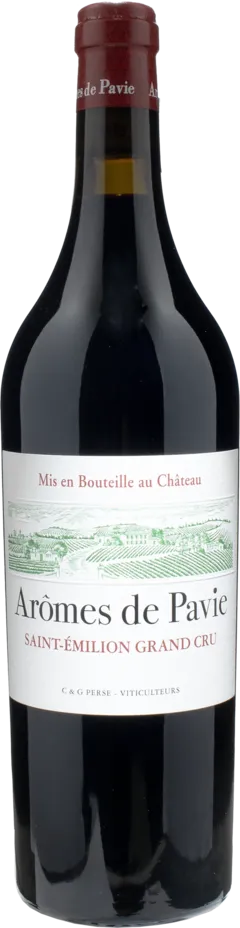 vue du vin Chateau Pavie Saint Emilion Grand Cru Aromes de Pavie 2018