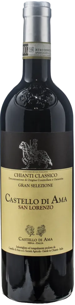 photo du vin Castello di Ama Chianti Classico Gran Selezione San Lorenzo