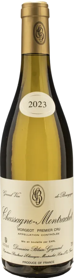 photo du vin Blain Gagnard Chassagne Montrachet Blanc Morgeot 1er Cru 2023