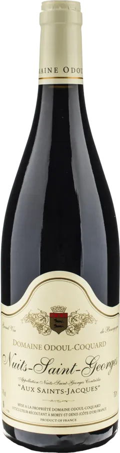 aperçu du vin Domaine Odoul Coquard Nuits Saint Georges Aux Saint Jacques