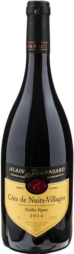 photo du vin Alain Jeanniard Cote de Nuits Villages Vieillies Vignes 2014