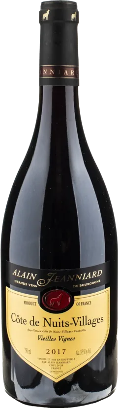 photo du vin Alain Jeanniard Cote de Nuits Villages Vieillies Vignes 2017
