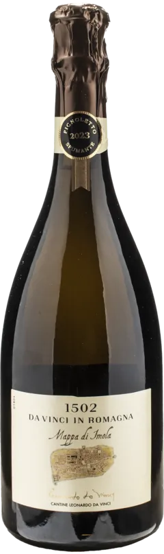 photo du vin Leonardo da Vinci 1502 Mappa di Imola Pignoletto Spumante Brut 2023
