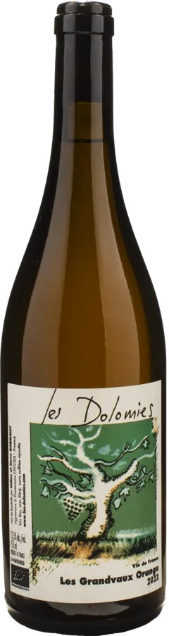 illustration du vin Domaine les Dolomies Jura Savagnin les Grandvaux Orange 2023