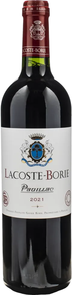 photo du vin Chateau Grand Puy Lacoste Lacoste Borie Pauillac 2021