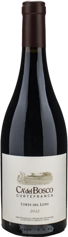 illustration du vin Curtefranca Doc Corte Del Lupo Rosso ca' Del Bosco 2023
