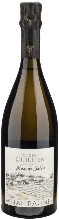 photo du vin Vincent Cuillier Champagne Blanc de Sable Brut Nature