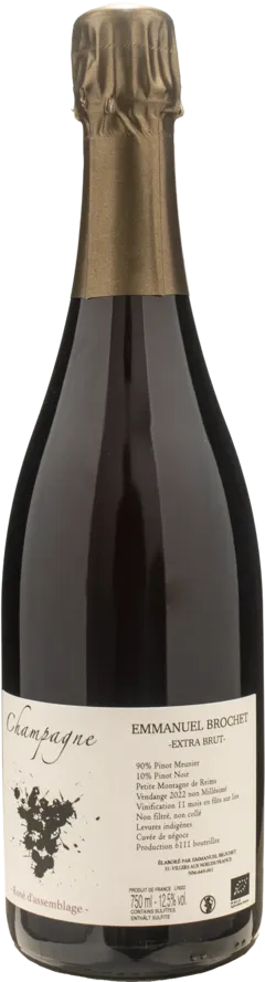 photo du vin Emmanuel Brochet Rosã¨ d’Assemblage Extra Brut