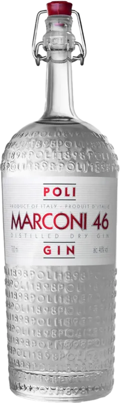 illustration du vin Poli Gin Marconi 46 Dry Gin