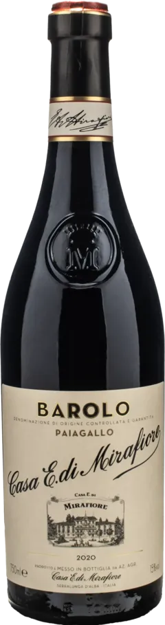photo du vin Mirafiore Barolo Lazzarito