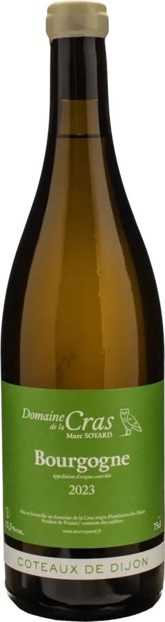 photo du vin Domaine de la Cras Bourgogne Blanc Coteaux de Dijon 2023