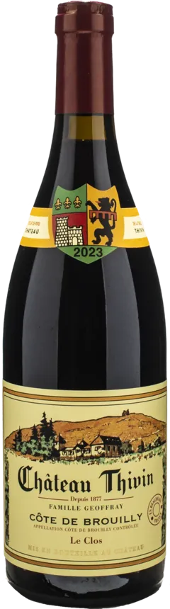 illustration du vin Chateau Thivin Cote de Brouilly le Clos