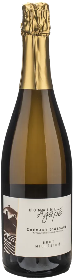 illustration du vin Domaine Agape Cremant d’Alsace Brut 2022