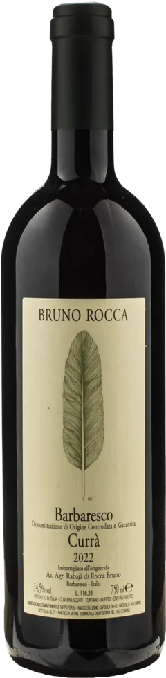 photo du vin Bruno Rocca Barbaresco Curra 2022