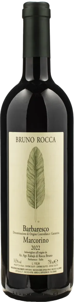 photo du vin Bruno Rocca Barbaresco Marcorino 2022