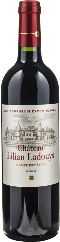image du vin Chateau Lilian Ladouys st. Estephe Rouge Cru Bourgeois Exceptionnel 2022