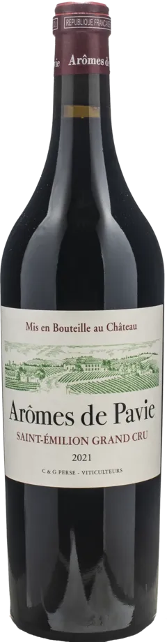 illustration du vin Chateau Pavie Saint Emilion Grand Cru Aromes de Pavie 2021