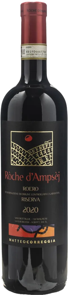 photo du vin Roero Riserva Docg Ròche d’Ampsèj Matteo Correggia 2020