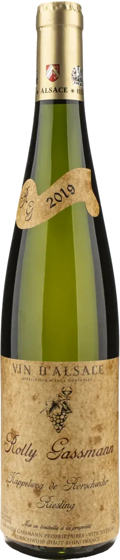 photo du vin Rolly Gassmann Alsace Kappelweg de Rorschwihr Riesling
