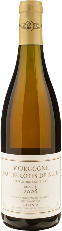 image du vin Domaine Romanee Conti Bourgone Hautes Cotes de Nuits 2008