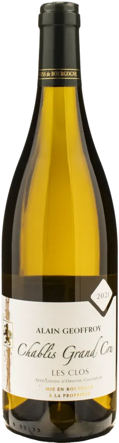 image du vin Alain Geoffroy Chablis Grand Cru les Clos 2021
