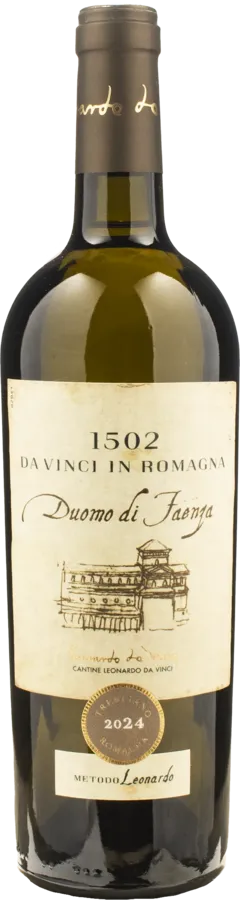 illustration du vin Leonardo da Vinci 1502 Duomo di Faenza Trebbiano 2024