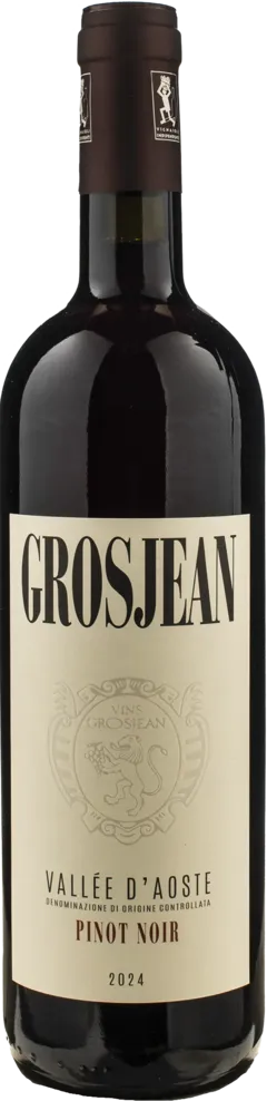 capture du vin Grosjean Pinot Noir 2024