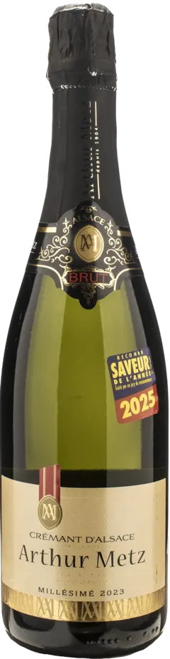 photos du vin Arthur Metz Cremant d’Alsace Brut 2023