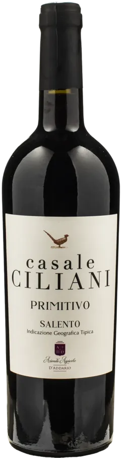 photo du vin d’Addario Primitivo Casale Ciliani 2023