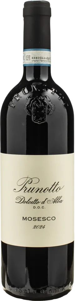 capture du vin Prunotto Dolcetto d’Alba Mosesco