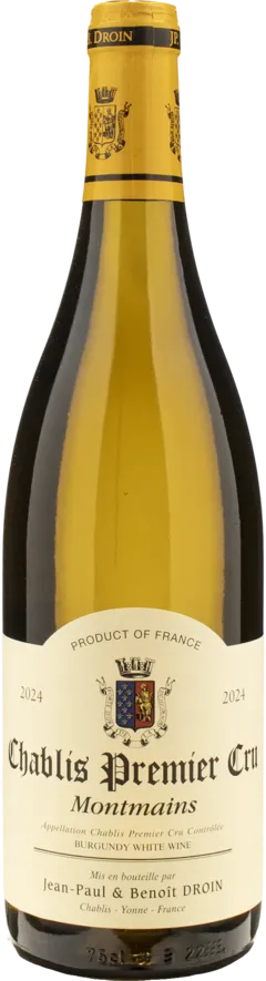 vue du vin Jean Paul & Benoit Droin Chablis 1er Cru Montmains 2024