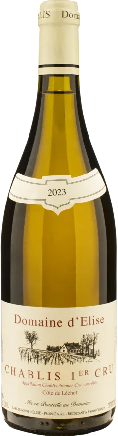 photo du vin Domaine d’Elise Chablis 1er Cru Cote de Lechet 2023