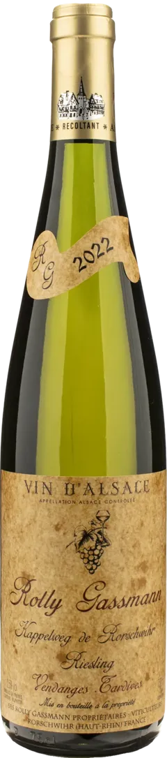 photos du vin Rolly Gassmann Alsace Kappelweg de Rorschwihr Riesling Ventages Tardives