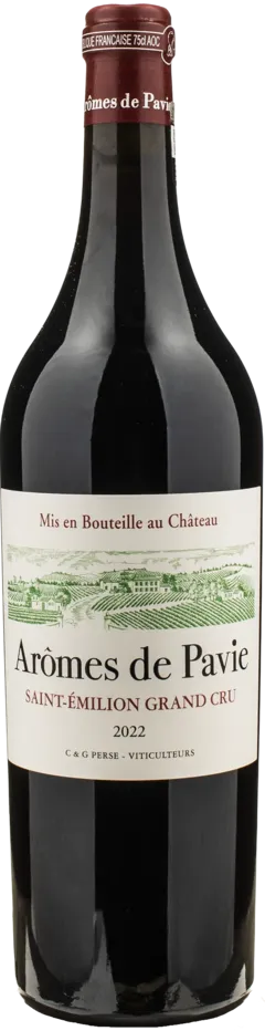 photo du vin Chateau Pavie Saint Emilion Grand Cru Aromes de Pavie 2022