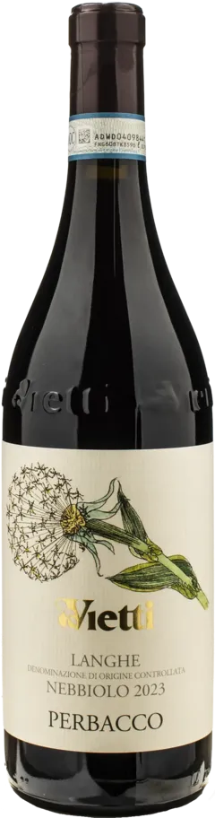 vue du vin Langhe Doc Nebbiolo Perbacco Vietti 2023