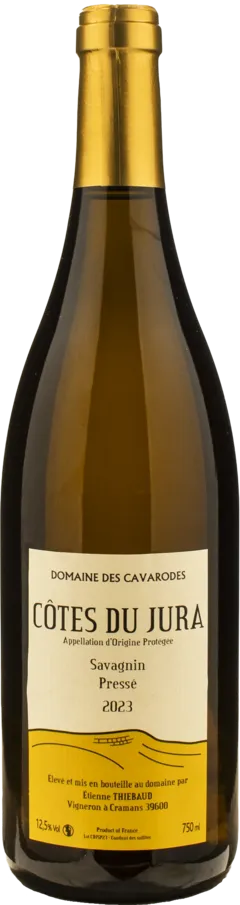 photo du vin Domaine des Cavarodes Cotes du Jura Savanin Presse 2023