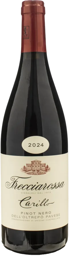 vue du vin Frecciarossa Pinot Nero Dell’Oltrepo Pavese Carillo