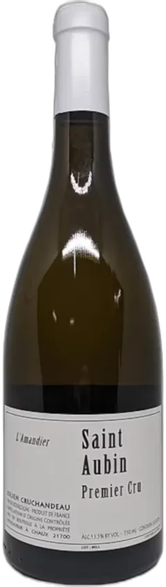 vue du vin Domaine Cruchandeau 2022 Saint Aubin Aoc Blanc 1c l Amandier