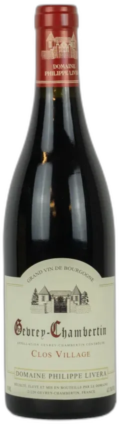 image du vin Domaine Philippe Livera 2022 Gevrey Chambertin Aoc Clos Village