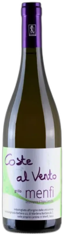 vue du vin Cantine Barbera 2023 Menfi Doc Grillo Coste al Vento