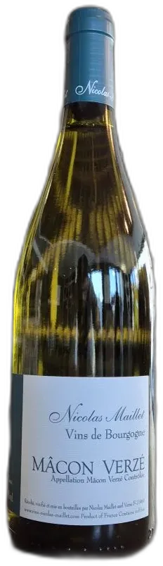 image du vin Macon Verzé 2022 2023 Domaine Nicolas Maillet