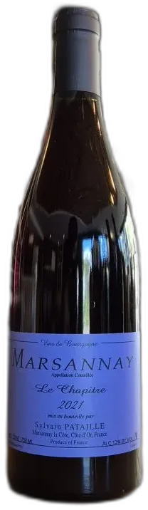 photo du vin Marsannay Rouge le Chapitre 2021 Sylvain Pataille