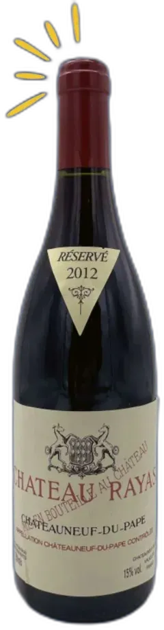 photo du vin Chateau Rayas 2012