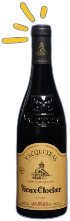 photo du vin Vacqueyras Vieux Clocher Domaine Arnoux